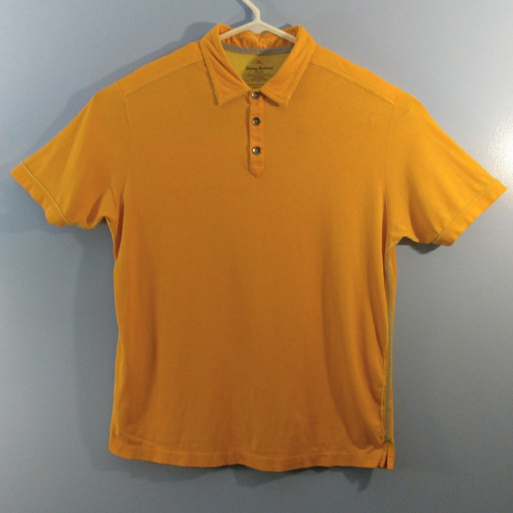 Tommy Bahama Jeans Men's Large Orange Polo Shirt